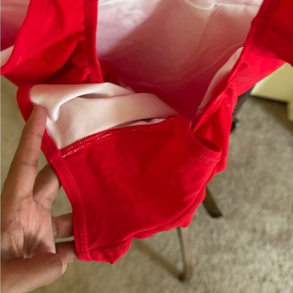 Athletic Girls' One Piece Swimsuit, Infinity Splice Thick Strap Bathing Suit- 14 - Picture 6 of 8